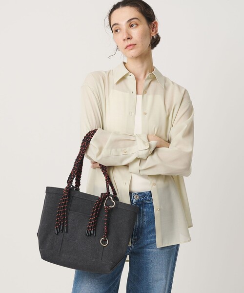 BEAUTY&YOUTH UNITED ARROWS(ビューティーアンドユースユナイテッドアローズ)の「パラコード キャンバス チャーム トートバッグ(トートバッグ・レディース・ナチュラル/ブラック・FREE)」の15枚目の写真
