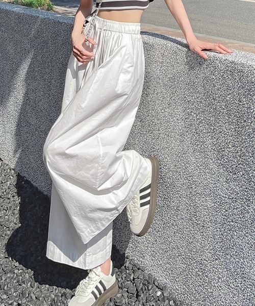 AMAJI(アマジ)の「天? ハイウエスト ガウチョパンツ(その他パンツ・レディース・イエロー/ホワイト/ベージュ/ブラック・SMALL/MEDIUM/LARGE/X-LARGE)」の6枚目の写真
