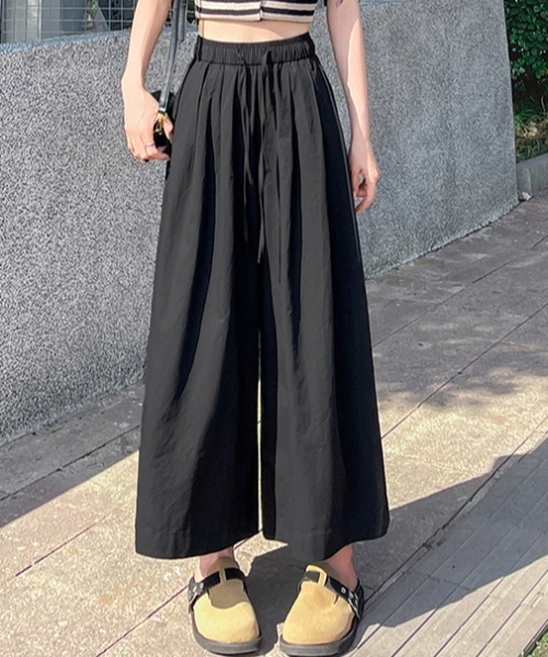 AMAJI(アマジ)の「天? ハイウエスト ガウチョパンツ(その他パンツ・レディース・イエロー/ホワイト/ベージュ/ブラック・SMALL/MEDIUM/LARGE/X-LARGE)」の12枚目の写真