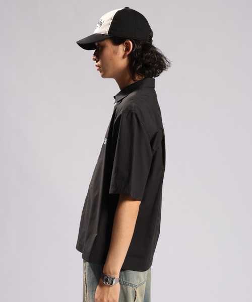 RAGEBLUE（レイジブルー）の「CIRCLE LOGO COMPACT SHIRTS/ワンポイントロゴコンパクトシャツ（シャツ/ブラウス・メンズ・ダークグレー/ブラック・LARGE/MEDIUM）」の14枚目の写真