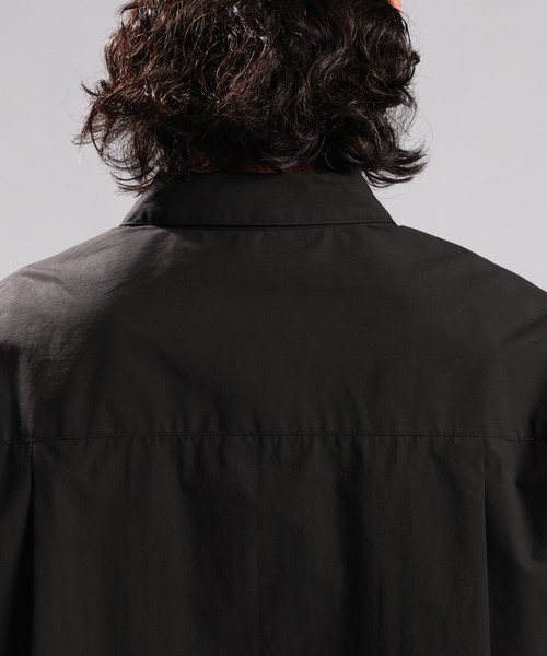 RAGEBLUE（レイジブルー）の「CIRCLE LOGO COMPACT SHIRTS/ワンポイントロゴコンパクトシャツ（シャツ/ブラウス・メンズ・ダークグレー/ブラック・LARGE/MEDIUM）」の16枚目の写真