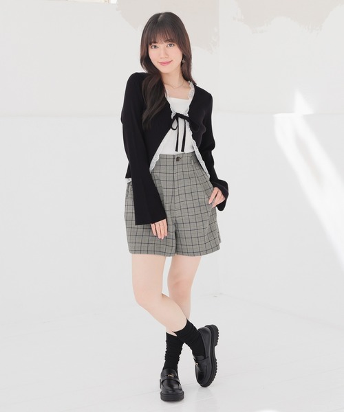 Honeys(ハニーズ)の「ベルト付ショートパンツ(その他パンツ・レディース・ホワイト系その他2/ブラウン系その他2/ブラック/ヘザーチャコール・M/LL/L/SS/S)」の19枚目の写真