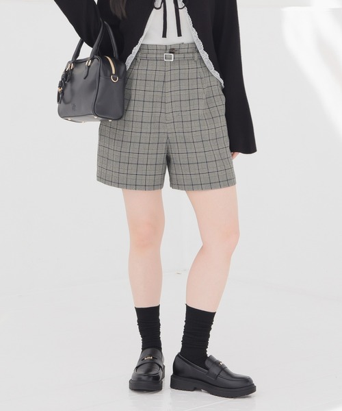 Honeys(ハニーズ)の「ベルト付ショートパンツ(その他パンツ・レディース・ホワイト系その他2/ブラウン系その他2/ブラック/ヘザーチャコール・M/LL/L/SS/S)」の20枚目の写真