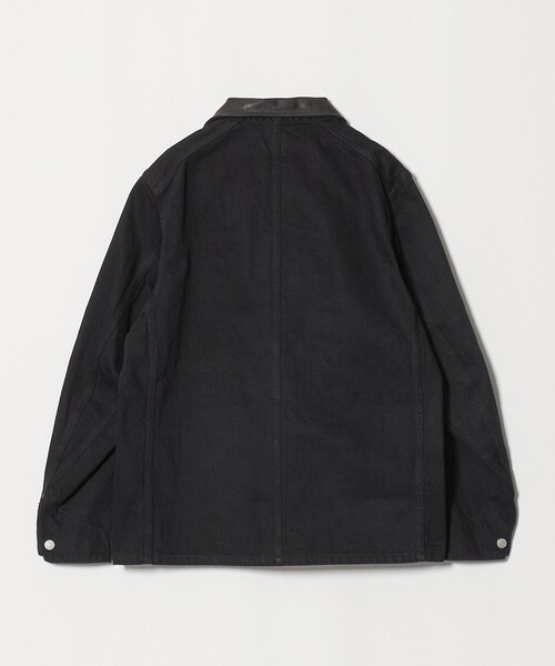 SCYE BASICS(サイベーシックス)の「<SCYE BASICS>ブラックデニム チョアジャケット(カバーオール・メンズ・ダークグレー・38/40/36)」の2枚目の写真
