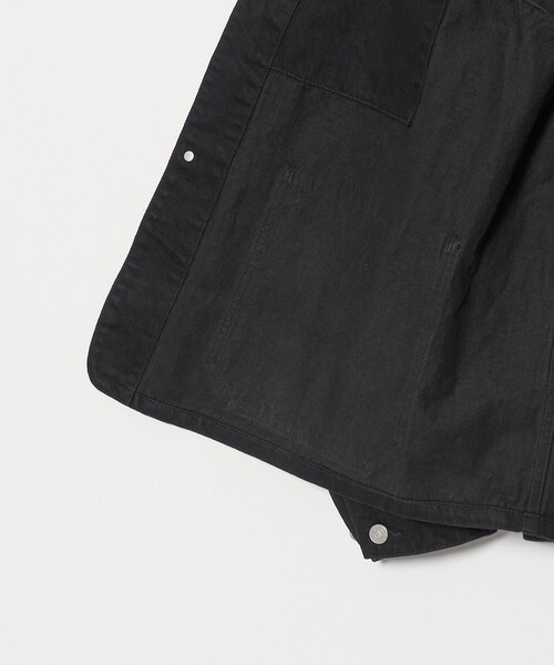SCYE BASICS(サイベーシックス)の「<SCYE BASICS>ブラックデニム チョアジャケット(カバーオール・メンズ・ダークグレー・38/40/36)」の8枚目の写真