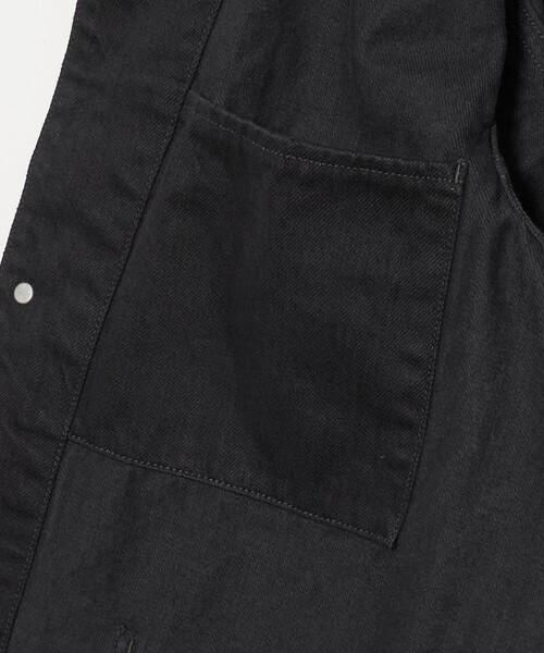 SCYE BASICS(サイベーシックス)の「<SCYE BASICS>ブラックデニム チョアジャケット(カバーオール・メンズ・ダークグレー・38/40/36)」の9枚目の写真