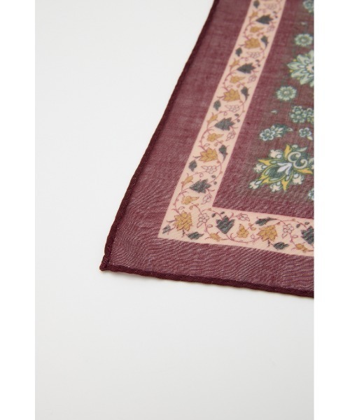 SLY(スライ)の「PERSIAN CARPET MOTIF SCARF ペルシアンカーペットモチーフスカーフ(バンダナ/スカーフ・レディース・バーガンディー/ブラック・FREE)」の12枚目の写真