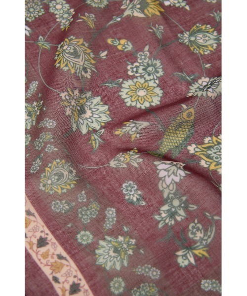 SLY(スライ)の「PERSIAN CARPET MOTIF SCARF ペルシアンカーペットモチーフスカーフ(バンダナ/スカーフ・レディース・バーガンディー/ブラック・FREE)」の13枚目の写真