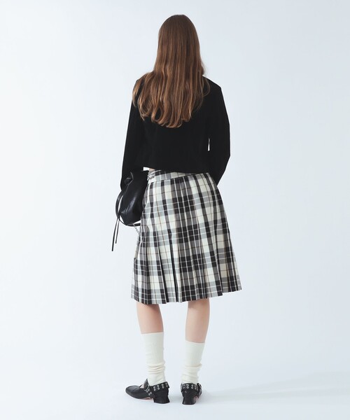 FRED PERRY(フレッドペリー)の「【別注】FRED PERRY / チェック スカート(スカート・レディース・ホワイト系その他/イエロー系その他・8/10)」の5枚目の写真