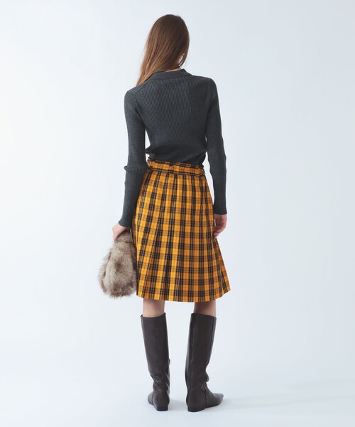 FRED PERRY(フレッドペリー)の「【別注】FRED PERRY / チェック スカート(スカート・レディース・ホワイト系その他/イエロー系その他・8/10)」の9枚目の写真