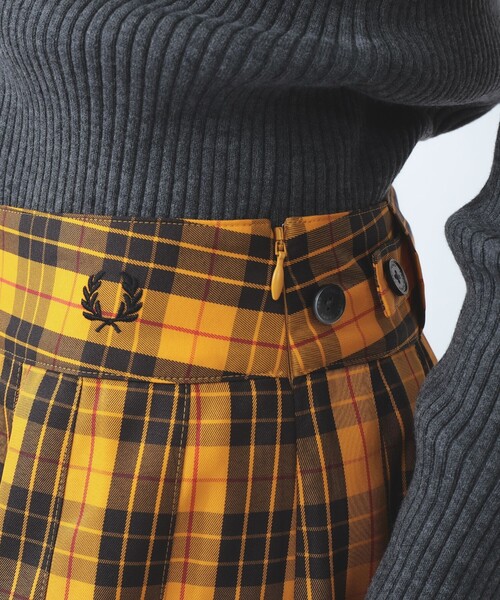 FRED PERRY(フレッドペリー)の「【別注】FRED PERRY / チェック スカート(スカート・レディース・ホワイト系その他/イエロー系その他・8/10)」の16枚目の写真