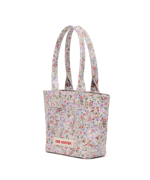 DER KOFFER（デルコッファー）の「SHOPPER VINTAGE [FLOWER-WHITE]-MINI（トートバッグ・レディース・その他・FREE）」の2枚目の写真
