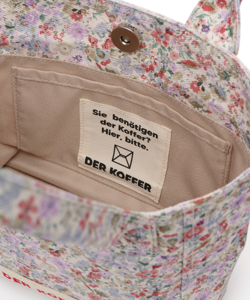DER KOFFER（デルコッファー）の「SHOPPER VINTAGE [FLOWER-WHITE]-MINI（トートバッグ・レディース・その他・FREE）」の3枚目の写真