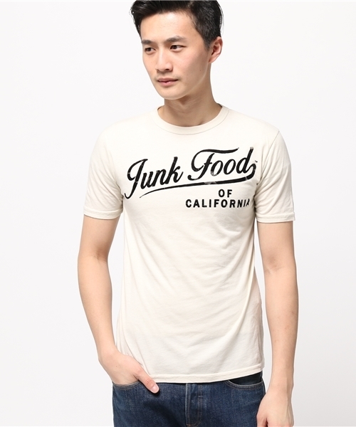 JUNK FOOD(ジャンクフード)の「JUNKFOOD OF CALIFORNIA Tシャツ(Tシャツ/カットソー・メンズ・アイボリー・SMALL)」の1枚目の写真