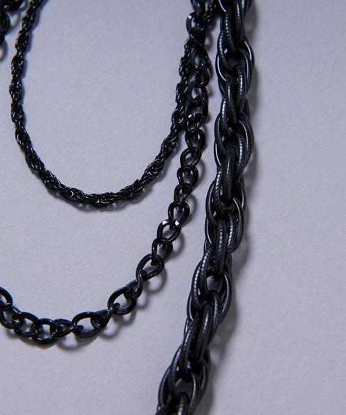 Ellno Loset(エルノロゼット)の「Body chain/ボディキーチェーン(ウォレットチェーン・メンズ・ブラック/シルバー・FREE)」の6枚目の写真