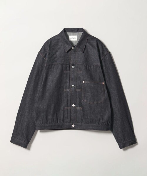 MONKEY TIME(モンキータイム)の「トラッカー ジャケット Type-1(デニムジャケット・メンズ・ベージュ/ネイビー・XL/S/L/M)」の2枚目の写真