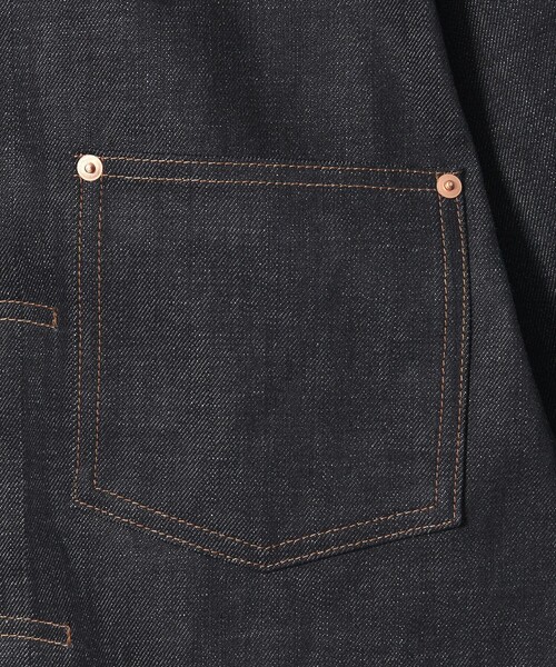 MONKEY TIME(モンキータイム)の「トラッカー ジャケット Type-1(デニムジャケット・メンズ・ベージュ/ネイビー・XL/S/L/M)」の7枚目の写真