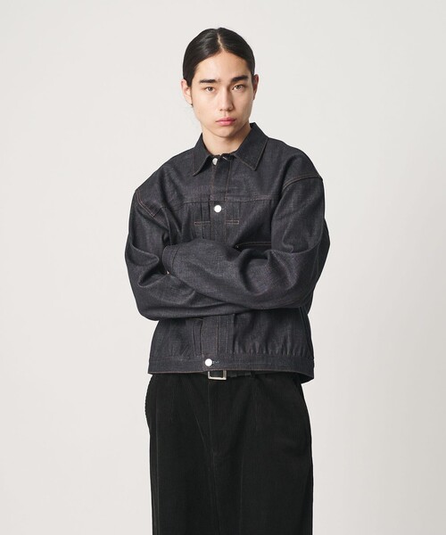 MONKEY TIME(モンキータイム)の「トラッカー ジャケット Type-1(デニムジャケット・メンズ・ベージュ/ネイビー・XL/S/L/M)」の15枚目の写真