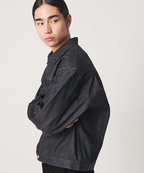 MONKEY TIME(モンキータイム)の「トラッカー ジャケット Type-1(デニムジャケット・メンズ・ベージュ/ネイビー・XL/S/L/M)」の17枚目の写真