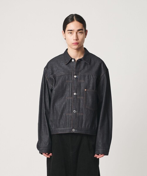MONKEY TIME(モンキータイム)の「トラッカー ジャケット Type-1(デニムジャケット・メンズ・ベージュ/ネイビー・XL/S/L/M)」の18枚目の写真