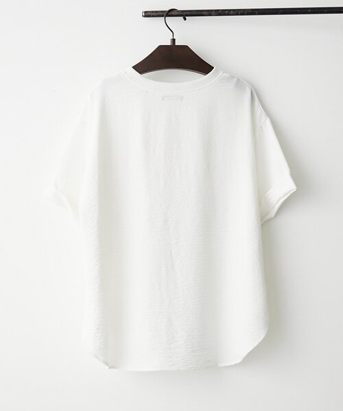 Remind me and forever(リマインドミーアンドフォーエバー)の「【Tシャツとブラウスの良いとこどり】アソート大人ブラウスT(Tシャツ/カットソー・レディース・ブラウン/オフホワイト/チャコールグレー/ブラック・FREE)」の12枚目の写真