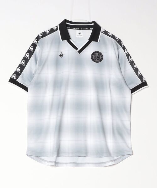 le coq sportif（ルコックスポルティフ）の「ゲームシャツ（Tシャツ/カットソー・メンズ・グレー/レッド/ブラック・L/M/XL/S/XXL）」の2枚目の写真