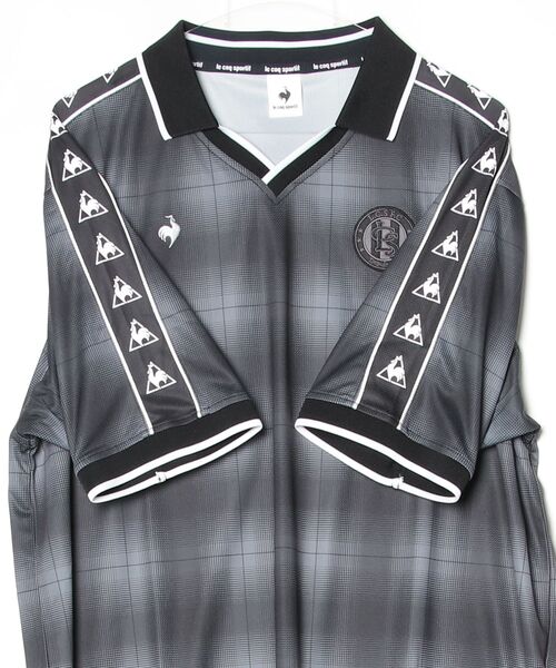 le coq sportif（ルコックスポルティフ）の「ゲームシャツ（Tシャツ/カットソー・メンズ・グレー/レッド/ブラック・L/M/XL/S/XXL）」の5枚目の写真