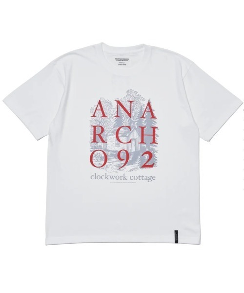 MOUNTAIN RESEARCH(マウンテンリサーチ)の「【MOUNTAIN RESEARCH】マウンテンリサーチ Title Tee(Tシャツ/カットソー・メンズ・ホワイト・LARGE/X-LARGE)」の1枚目の写真