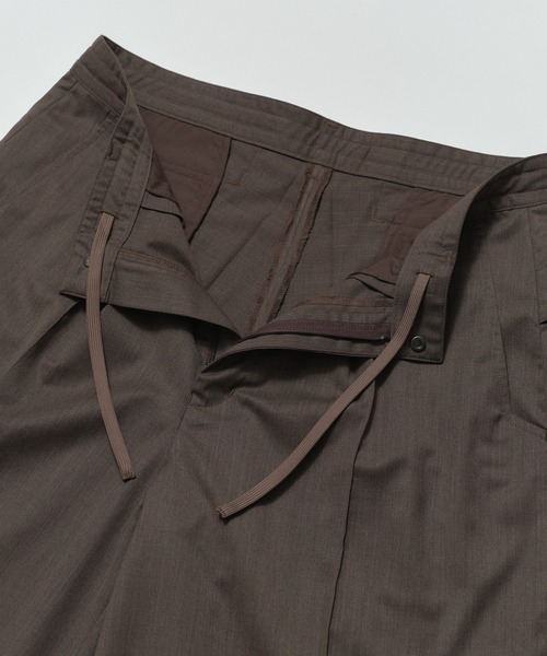 bal(バル)の「COTTON TWILL OVER SIZED BERMUDA SHORT(その他パンツ・メンズ・チェック/ブラック/ブラウン・3/2/1)」の15枚目の写真