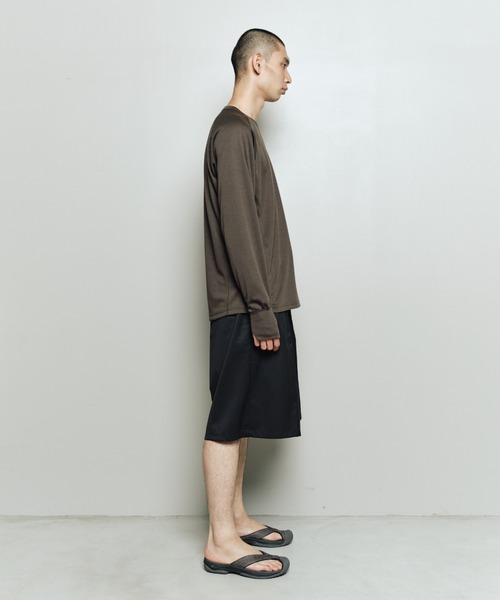 bal(バル)の「COTTON TWILL OVER SIZED BERMUDA SHORT(その他パンツ・メンズ・チェック/ブラック/ブラウン・3/2/1)」の21枚目の写真