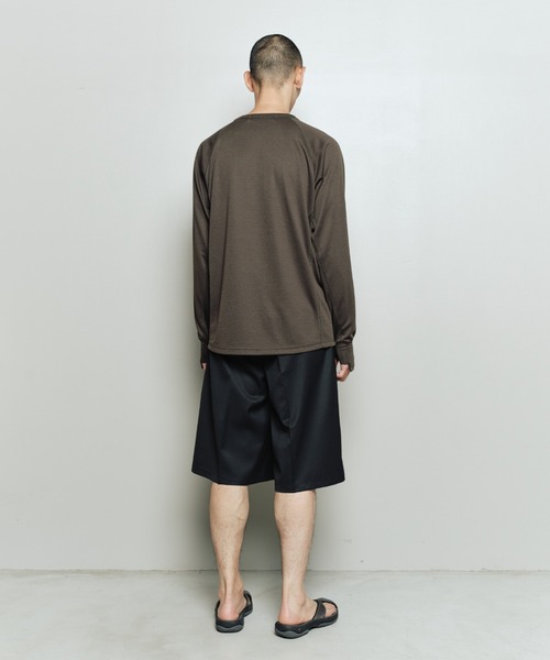 bal(バル)の「COTTON TWILL OVER SIZED BERMUDA SHORT(その他パンツ・メンズ・チェック/ブラック/ブラウン・3/2/1)」の22枚目の写真