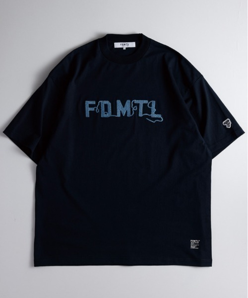 FDMTL(ファンダメンタル)の「FDMTL/ファンダメンタル/LOGO EMBROIDERY TEE(Tシャツ/カットソー・メンズ・ホワイト/ネイビー・4/3/2/1)」の2枚目の写真