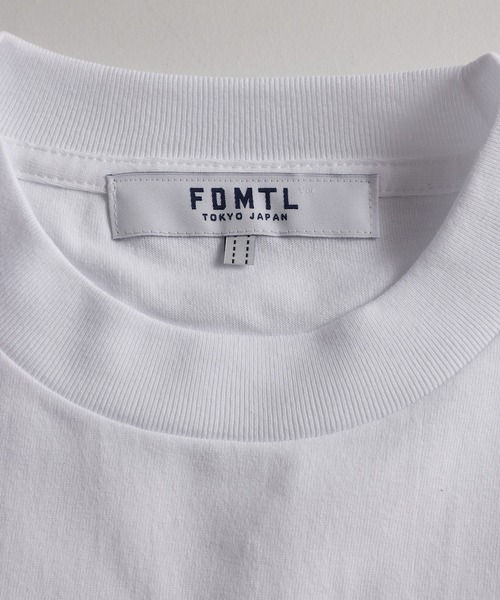 FDMTL(ファンダメンタル)の「FDMTL/ファンダメンタル/LOGO EMBROIDERY TEE(Tシャツ/カットソー・メンズ・ホワイト/ネイビー・4/3/2/1)」の3枚目の写真