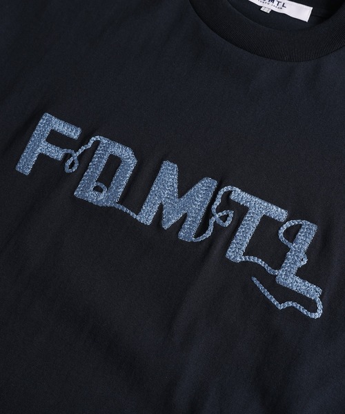 FDMTL(ファンダメンタル)の「FDMTL/ファンダメンタル/LOGO EMBROIDERY TEE(Tシャツ/カットソー・メンズ・ホワイト/ネイビー・4/3/2/1)」の8枚目の写真
