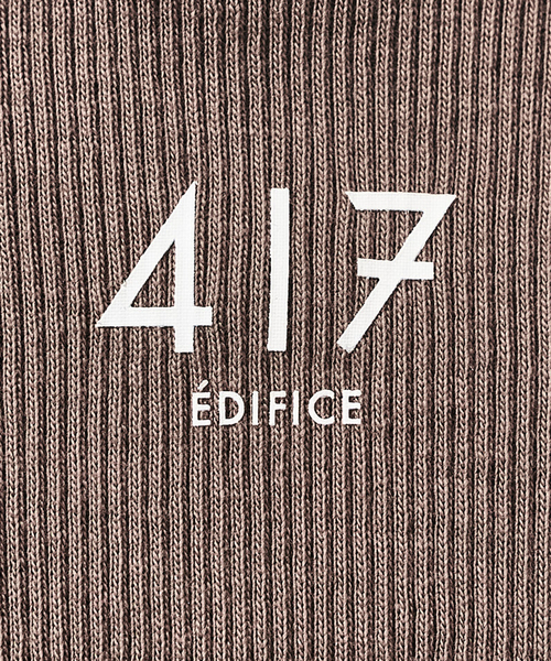 417 EDIFICE(フォーワンセブンエディフィス)の「カラーリブ タンクトップ | 追加(タンクトップ・メンズ・ホワイト/ブラウン/イエロー系その他/ベージュ系その他/チャコールグレー・MEDIUM/LARGE)」の4枚目の写真