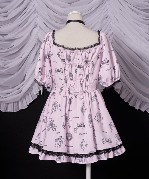 Magia Charm(マギアチャーム)の「マジカルコレクションワンピース(ワンピース・レディース・ブラック/ピンク・F)」の9枚目の写真