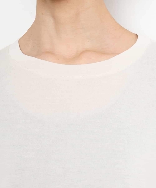 MICHEL KLEIN(ミッシェル・クラン)の「ヴィンテージライクボックスTシャツ(Tシャツ/カットソー・レディース・ネイビー/ブラック/アイボリー・38)」の10枚目の写真