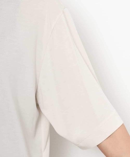 MICHEL KLEIN(ミッシェル・クラン)の「ヴィンテージライクボックスTシャツ(Tシャツ/カットソー・レディース・ネイビー/ブラック/アイボリー・38)」の11枚目の写真