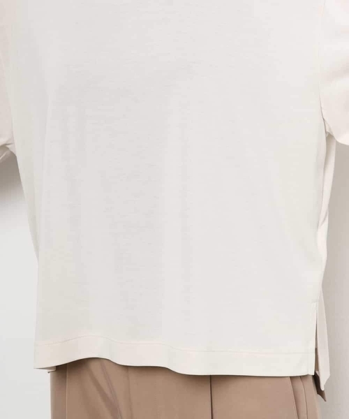 MICHEL KLEIN(ミッシェル・クラン)の「ヴィンテージライクボックスTシャツ(Tシャツ/カットソー・レディース・ネイビー/ブラック/アイボリー・38)」の12枚目の写真