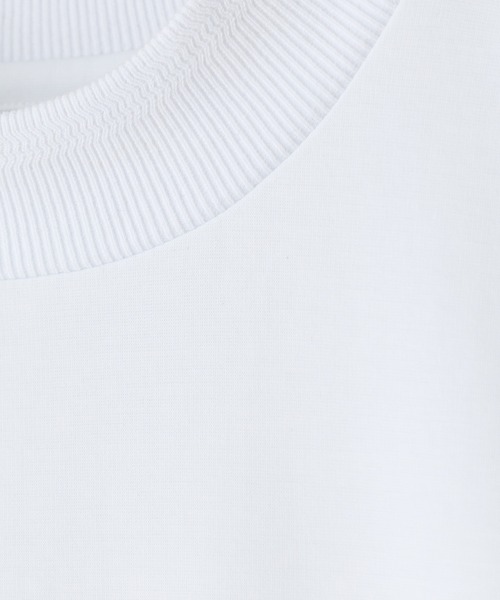 MEN'S BIGI（メンズビギ）の「アクティブテーラー シルケットスムース UネックロングTシャツ［シルケット加工/抗菌防臭/帯電防止］（Tシャツ/カットソー・メンズ・ホワイト/ブラック/グレー・01/05/04/03/02）」の13枚目の写真