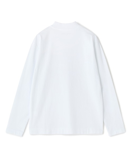 MEN'S BIGI（メンズビギ）の「アクティブテーラー シルケットスムース UネックロングTシャツ［シルケット加工/抗菌防臭/帯電防止］（Tシャツ/カットソー・メンズ・ホワイト/ブラック/グレー・01/05/04/03/02）」の19枚目の写真