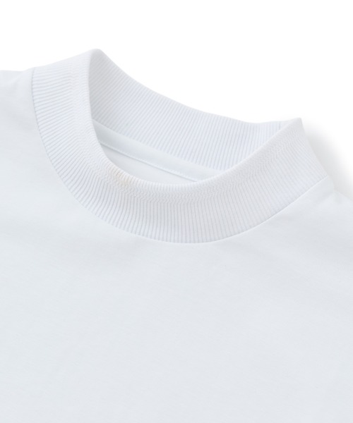 MEN'S BIGI（メンズビギ）の「アクティブテーラー シルケットスムース UネックロングTシャツ［シルケット加工/抗菌防臭/帯電防止］（Tシャツ/カットソー・メンズ・ホワイト/ブラック/グレー・01/05/04/03/02）」の16枚目の写真