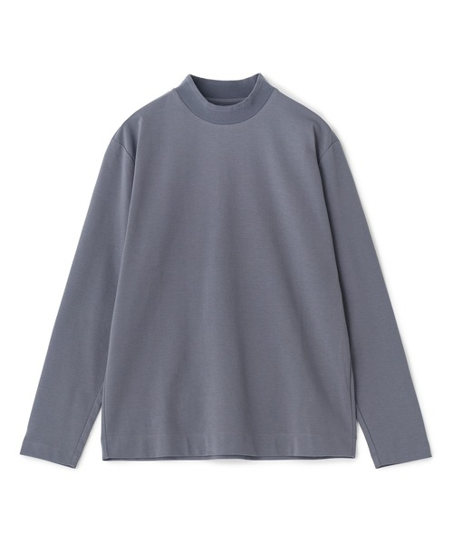 MEN'S BIGI（メンズビギ）の「アクティブテーラー シルケットスムース UネックロングTシャツ［シルケット加工/抗菌防臭/帯電防止］（Tシャツ/カットソー・メンズ・ホワイト/ブラック/グレー・01/05/04/03/02）」の11枚目の写真