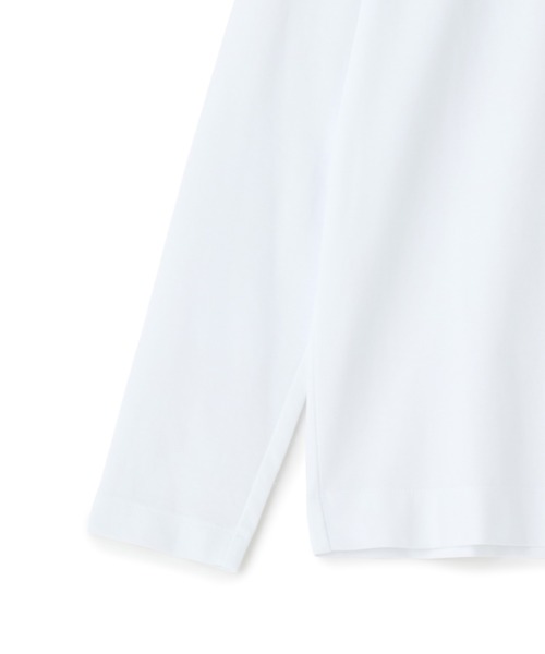 MEN'S BIGI（メンズビギ）の「アクティブテーラー シルケットスムース UネックロングTシャツ［シルケット加工/抗菌防臭/帯電防止］（Tシャツ/カットソー・メンズ・ホワイト/ブラック/グレー・01/05/04/03/02）」の17枚目の写真