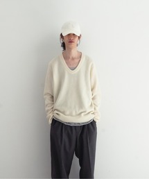LINDER SPORT（リンダースポーツ）の「LINDER SPORT Thin u-neck（ニット/セーター）」