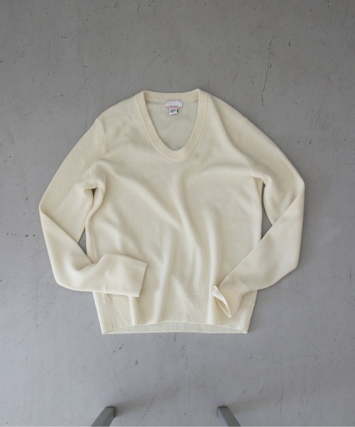 LINDER SPORT(リンダースポーツ)の「LINDER SPORT Thin u-neck(ニット/セーター・メンズ・チャコール/ホワイト/ネイビー/ヘザーグレー・SMALL/MEDIUM)」の8枚目の写真