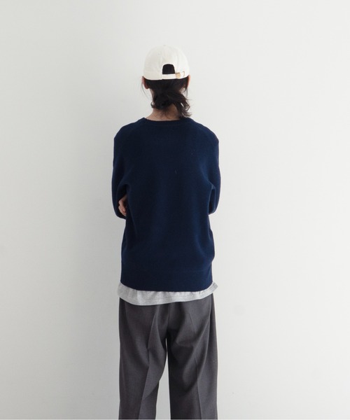 LINDER SPORT(リンダースポーツ)の「LINDER SPORT Thin u-neck(ニット/セーター・メンズ・チャコール/ホワイト/ネイビー/ヘザーグレー・SMALL/MEDIUM)」の18枚目の写真