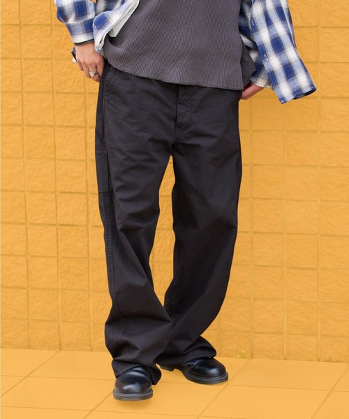 orSlow(オアスロウ)の「orSlow/オアスロウ WIDE FIT FRENCH WORK PANTS ワイドフィット フレンチワークパンツ ボトム ワークウェア ミリタリー メンズ 2026年秋冬 秋服 冬服(チノパンツ・メンズ・カーキ/ブラック・2/4/3)」の1枚目の写真
