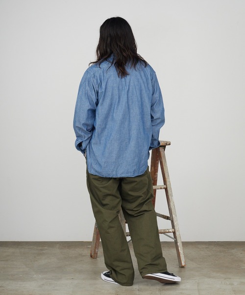 orSlow(オアスロウ)の「orSlow/オアスロウ WIDE FIT FRENCH WORK PANTS ワイドフィット フレンチワークパンツ 2026年 夏 夏服 秋服(チノパンツ・メンズ・カーキ・2/4/3)」の4枚目の写真