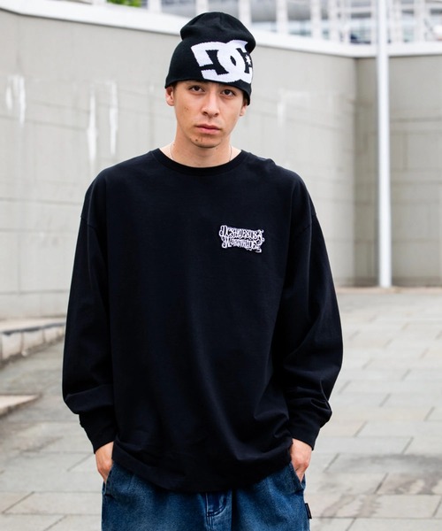 DC SHOES(ディーシーシューズ)の「DC SHOES メンズ 26 HIDDEN LS ロンT 【2026年秋冬モデル】/バックプリント長袖ロンT(Tシャツ/カットソー・メンズ・ホワイト×ブルー/ブラック×ホワイト/ブラック系その他/ホワイト系その他・MEDIUM/LARGE/X-LARGE)」の9枚目の写真